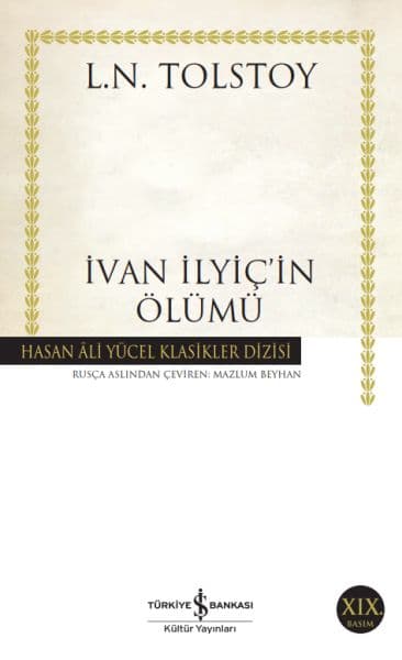 İvan İlyiç'in Ölümü - Hasan Ali Yücel Klasikleri — fotoğraf 1