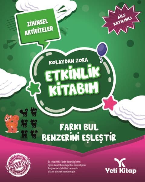 Kolaydan Zora Etkinlik Kitabım - Farkı Bul Benzerini Eşleştir — fotoğraf 1