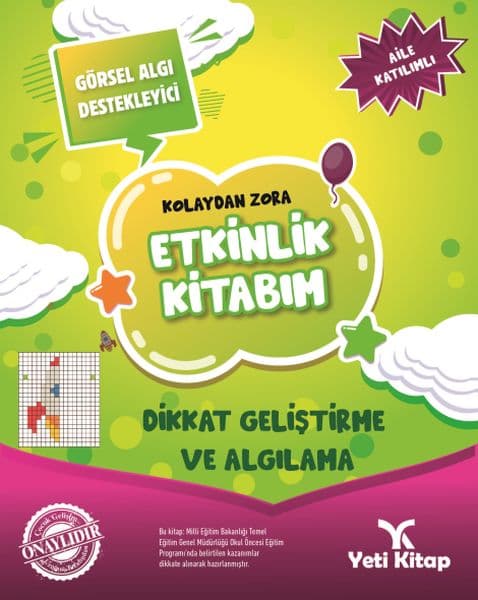 Kolaydan Zora Etkinlik Kitabım - Dikkat Geliştirme ve Algılama — fotoğraf 1