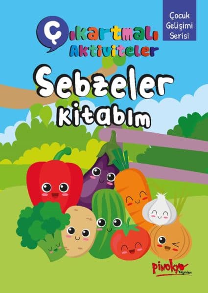 Çıkartmalı Aktiviteler Sebzeler Kitabım — fotoğraf 1