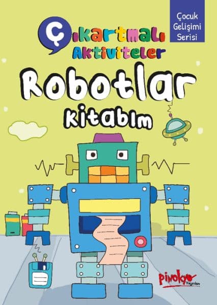 Çıkartmalı Aktiviteler Robotlar Kitabım — fotoğraf 1