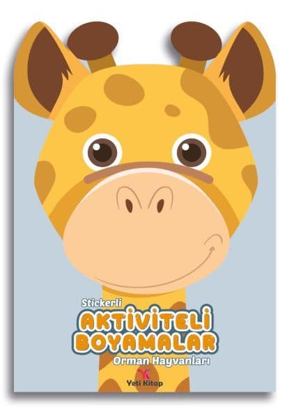 Stickerli Aktivite ve Boyamalar Orman Hayvanları — fotoğraf 1