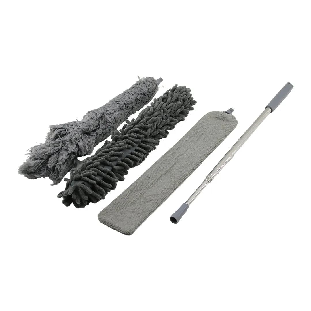 3PCS Püskül- Makarna- Düz Toz Alma Set Esnek BAŞLI-43 cm Uzayan SAPLI=43-205 cm BRKT-910200 — fotoğraf 1