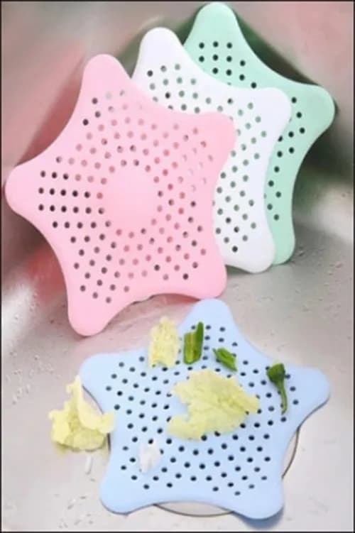 Plastik Lavabo ve Küvet Yıldız Süzgeç — fotoğraf 1