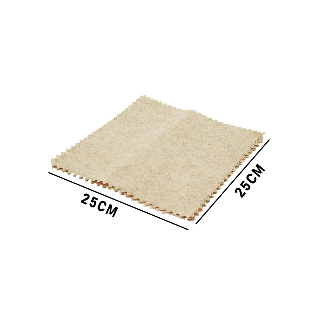 3 Pcs 25 × 25 cm Yeşil Lif Kabak Bitiki Üretimi Saf Doğal Temizlik Bezi — fotoğraf 1