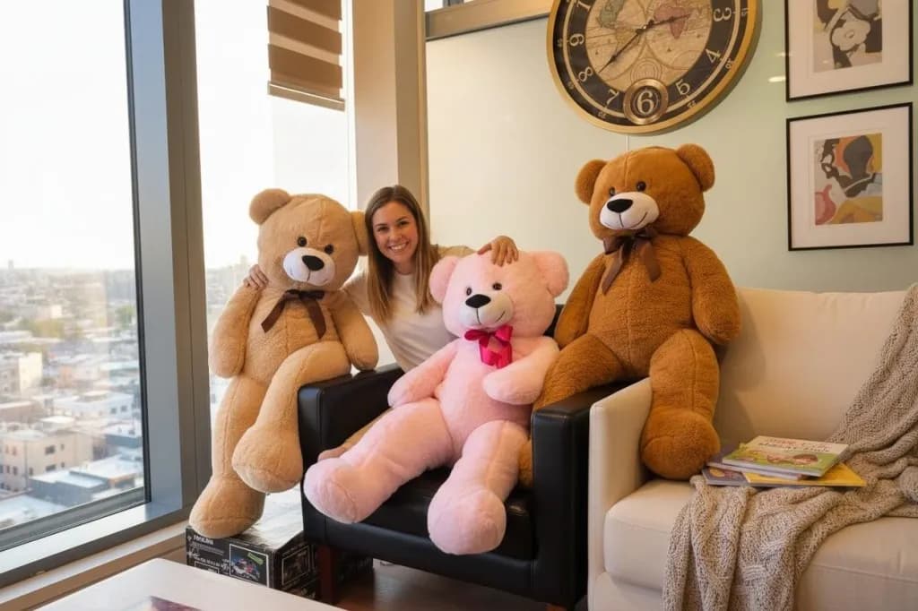 62723 Peluş 100CM Uzun Ayı — fotoğraf 1