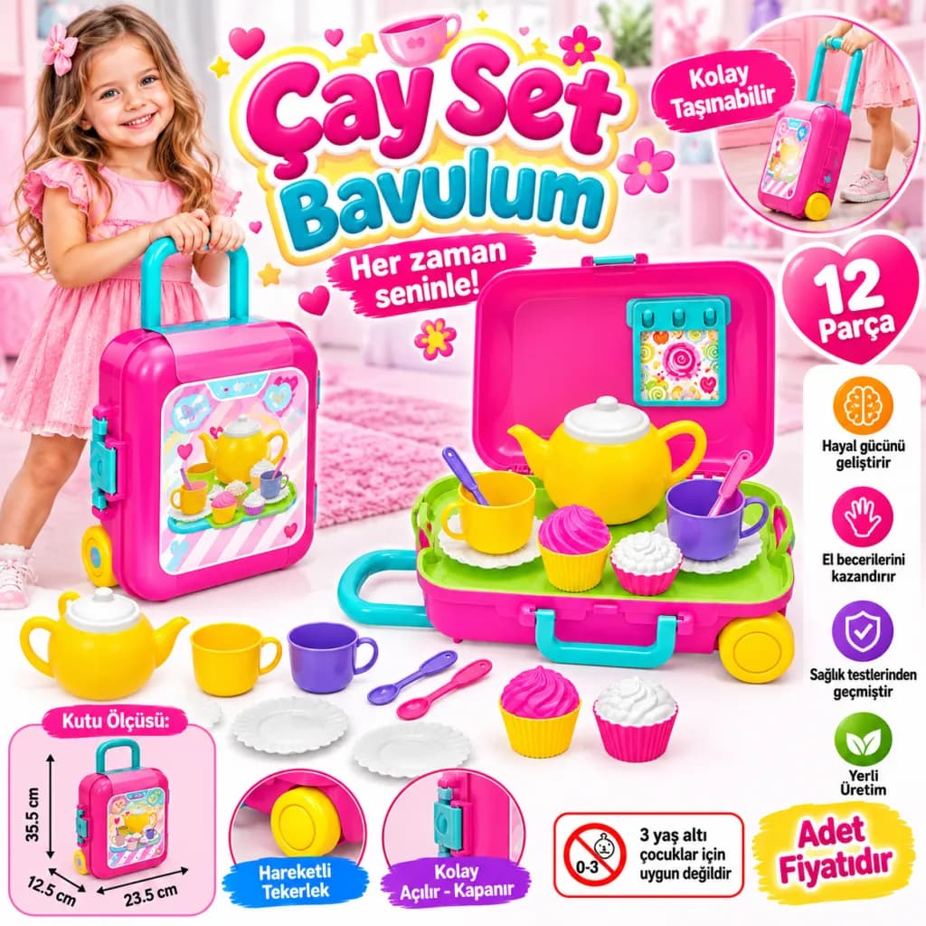 03496 Çay Set Bavulum — fotoğraf 1