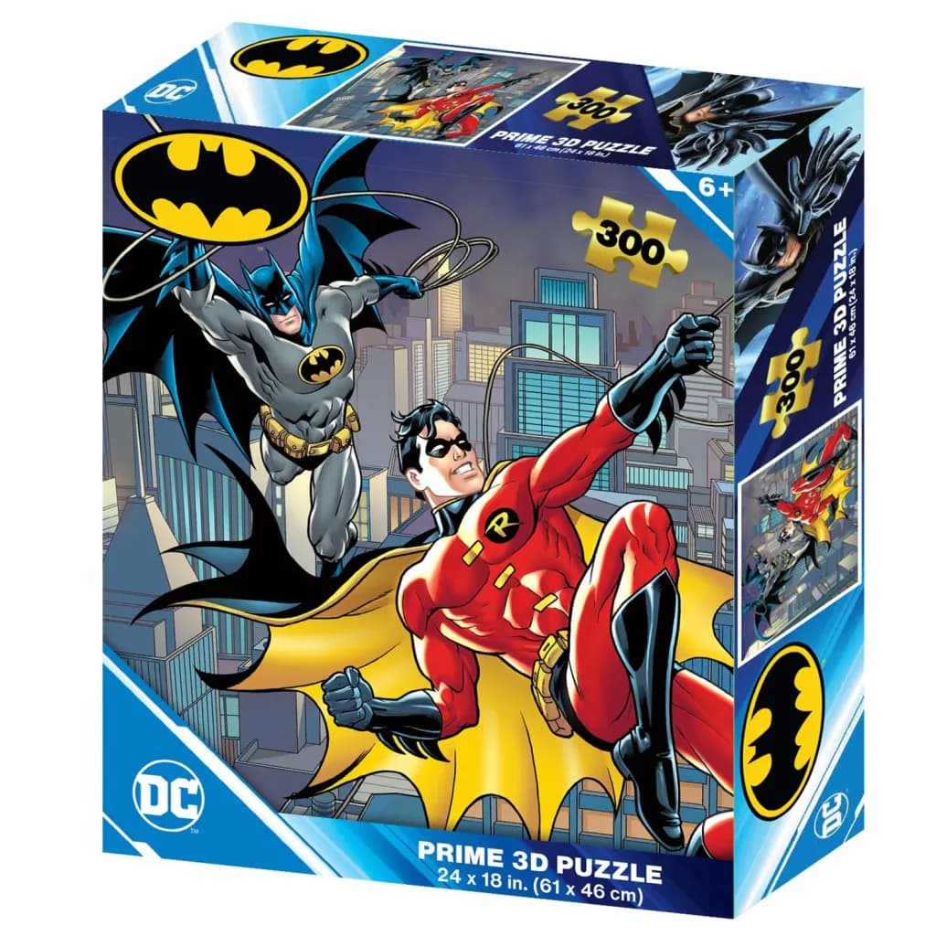 Prime 3 Boyutlu - Batman ve Robin 300 Parça Yetişkin Puzzle 32710 — fotoğraf 1