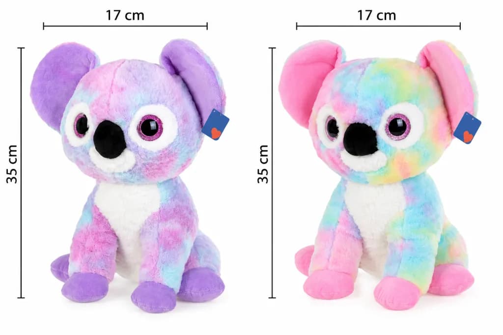 Peluş 30 Cm Renkli Koala — fotoğraf 1