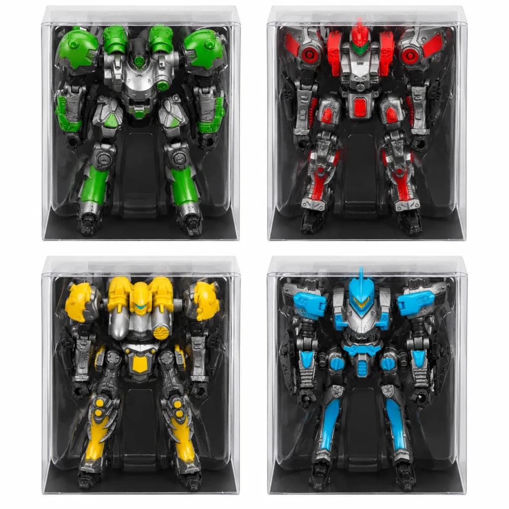 Robot Figür 9 cm — fotoğraf 1