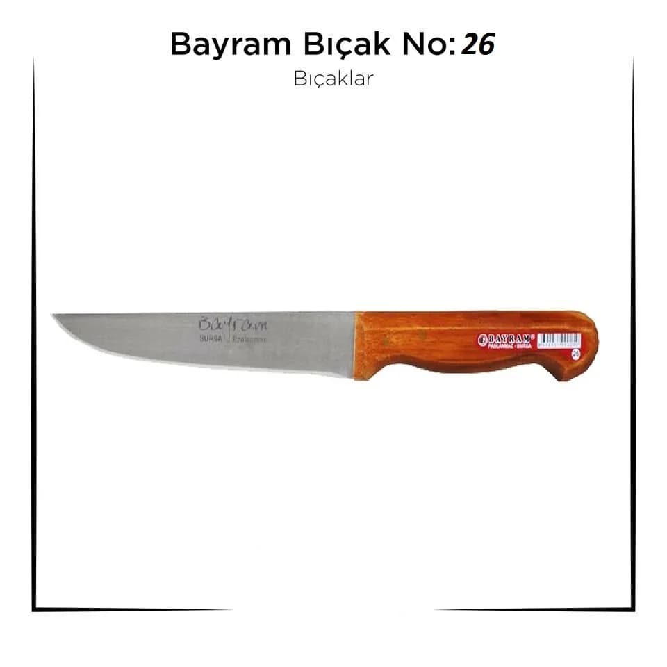 Bursa Bıçağı Bayram Kurban Bıçağı Yemek Bıçağı No : 26 — fotoğraf 1