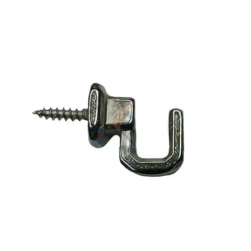Vidalı Kanca, Askı Küçük - 15x18mm, Nikel — fotoğraf 1