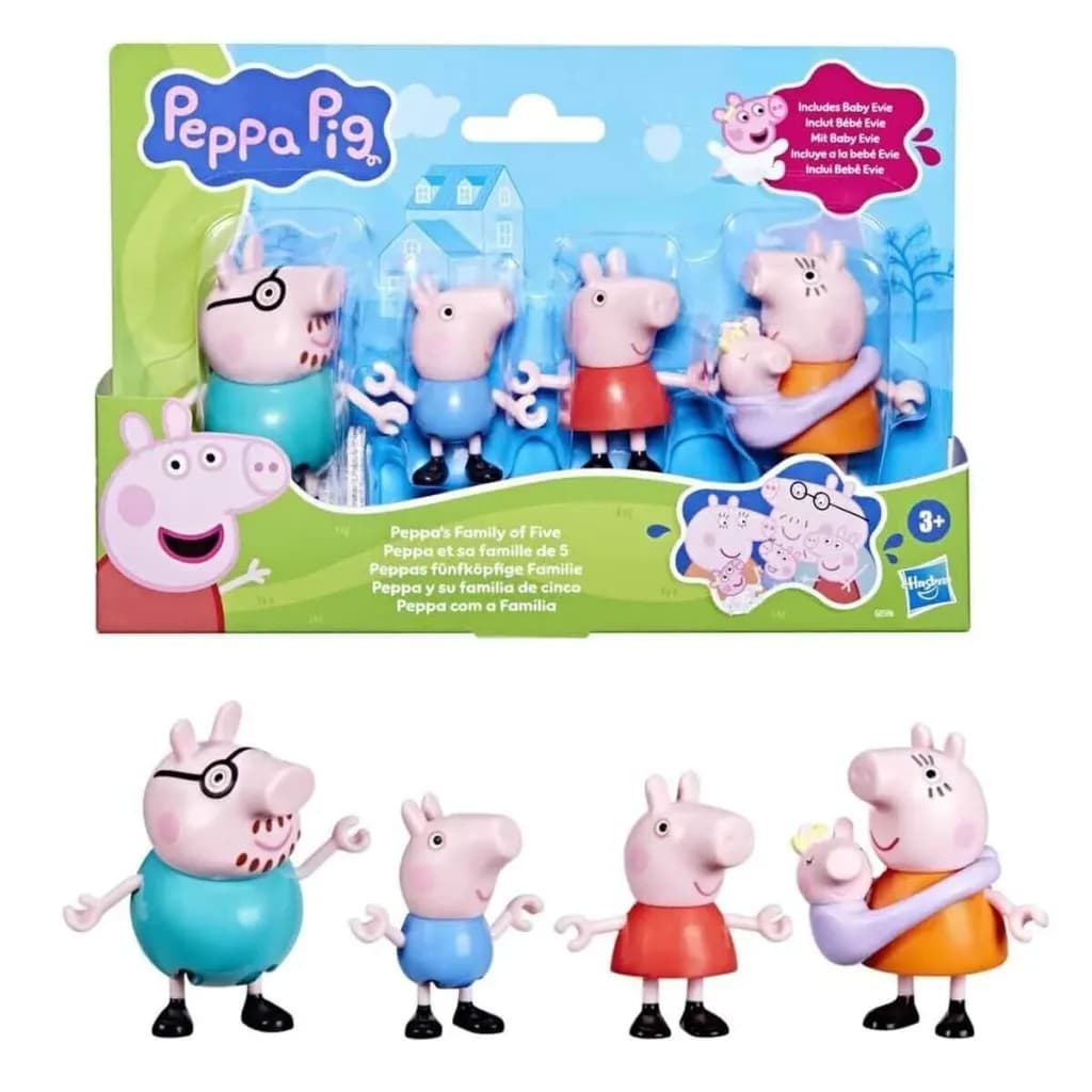 Peppa Pig ve Ailesi Figür Seti — fotoğraf 1