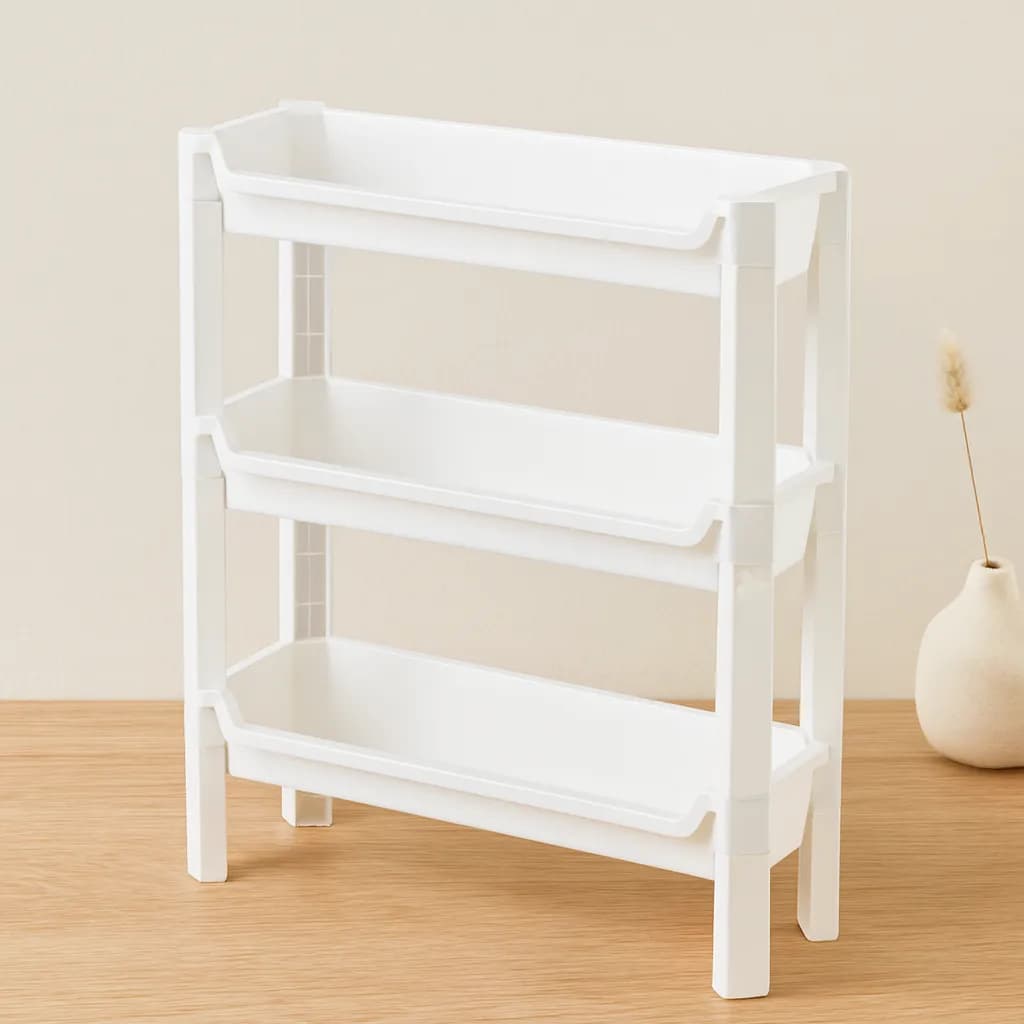 3 Katlı Sepet Organizer Raf Ünitesi 465x145x500 mm — fotoğraf 1