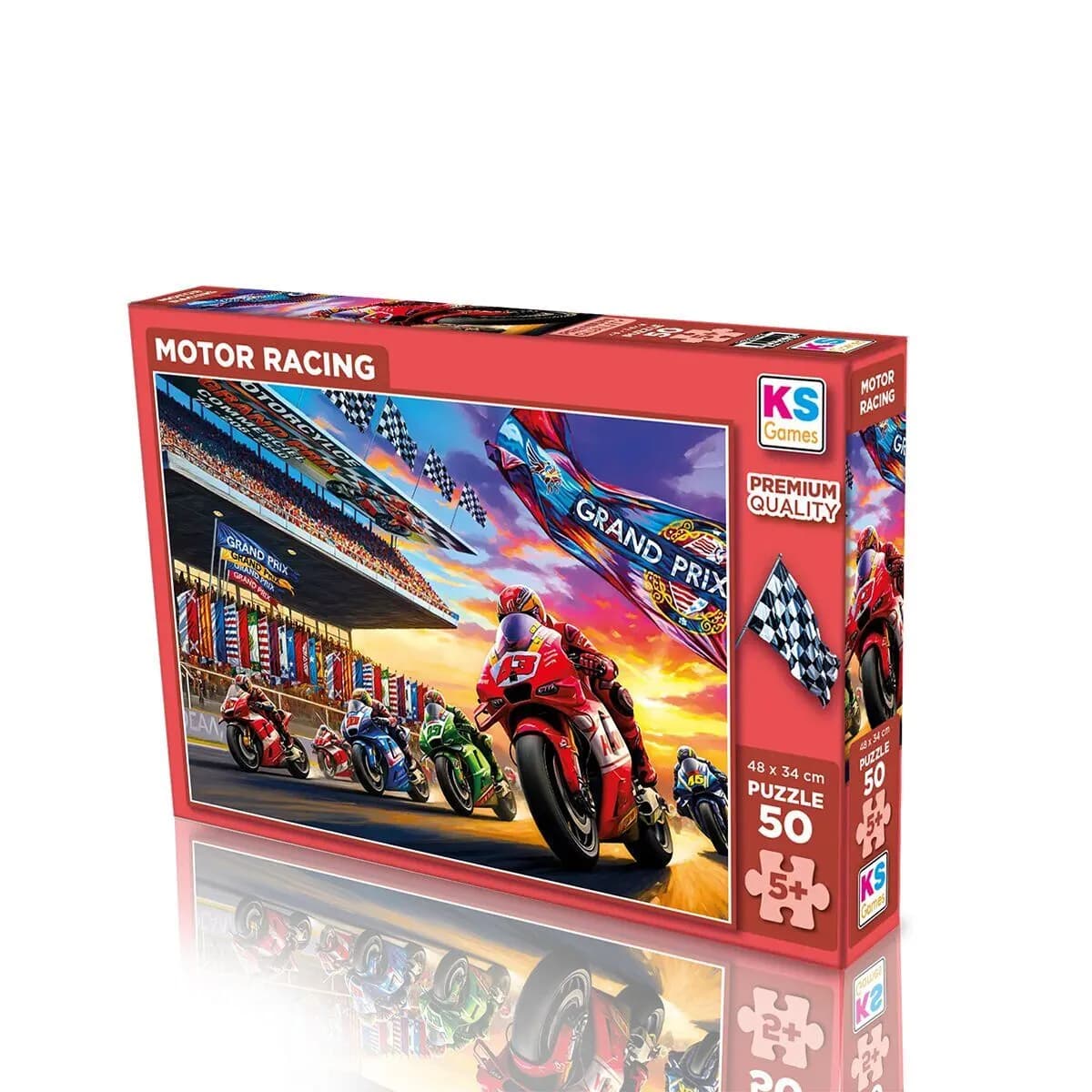 31753 Motor Racing 50 Parça Puzzle — fotoğraf 1