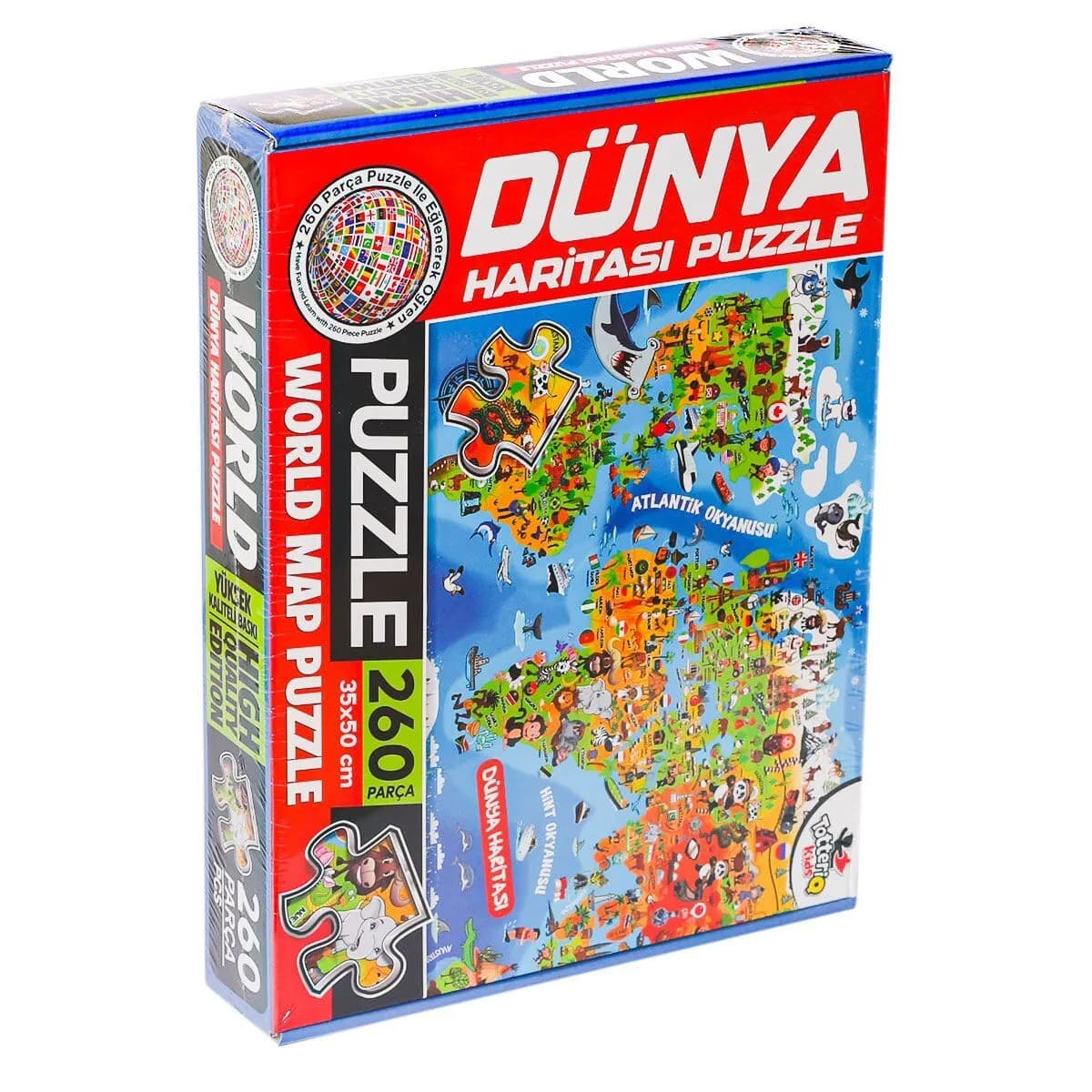 7375 Dünya Kültür Haritası Puzzle -Totteriq — fotoğraf 1