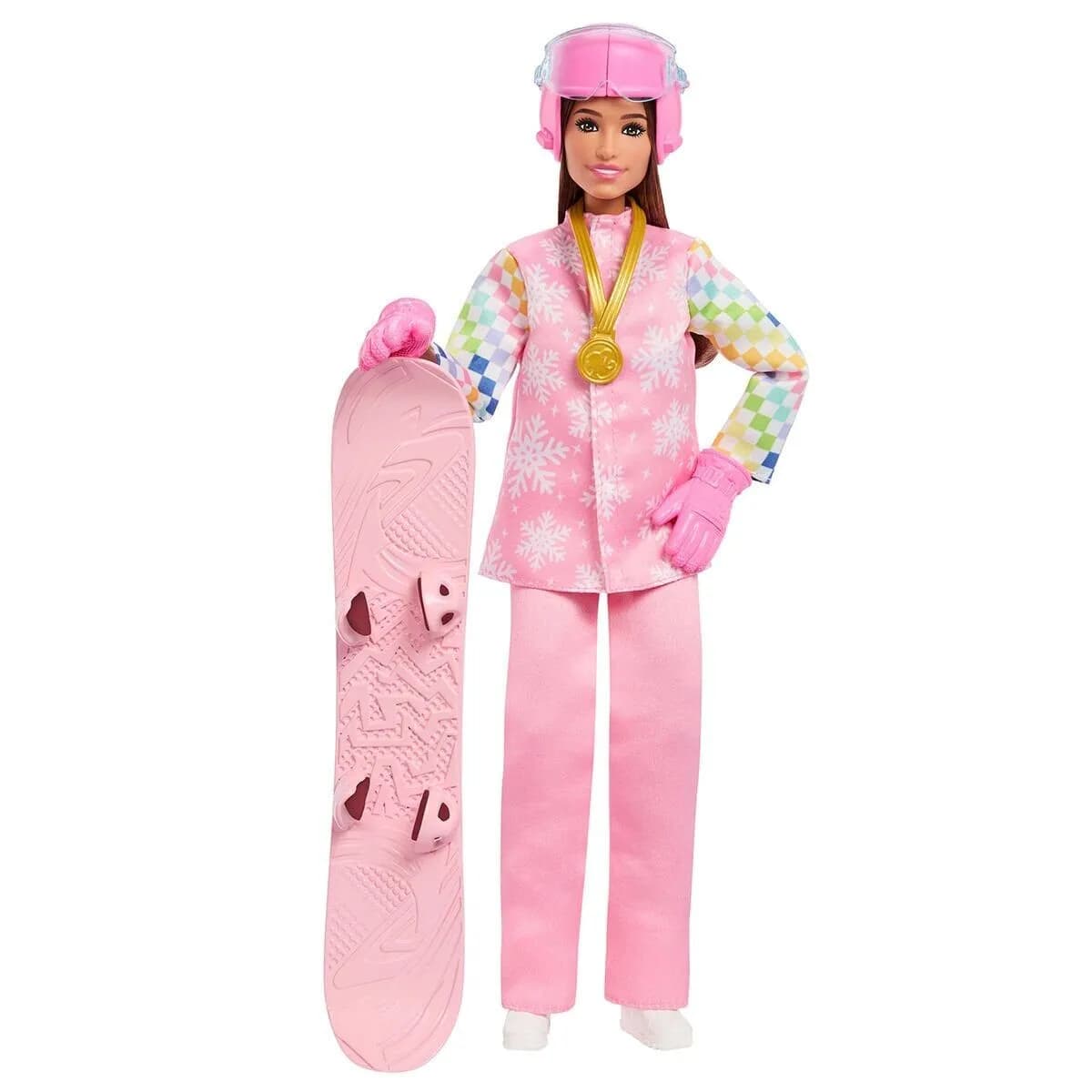 JKF78 Barbie Snowboard Sporcusu Oyun Seti — fotoğraf 1