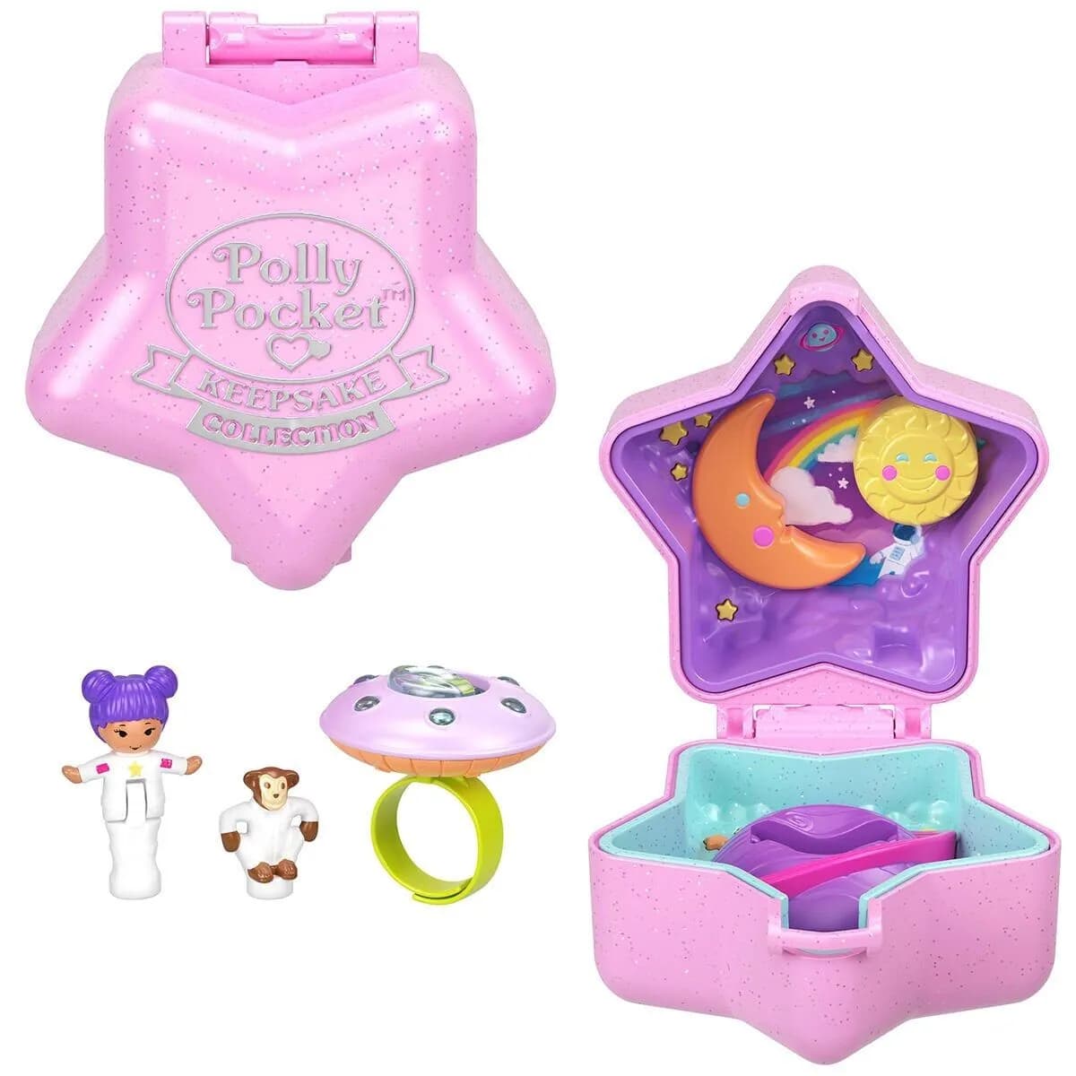 JCB24 Polly Pocket Yüzük Kutusu Oyun Seti — fotoğraf 1