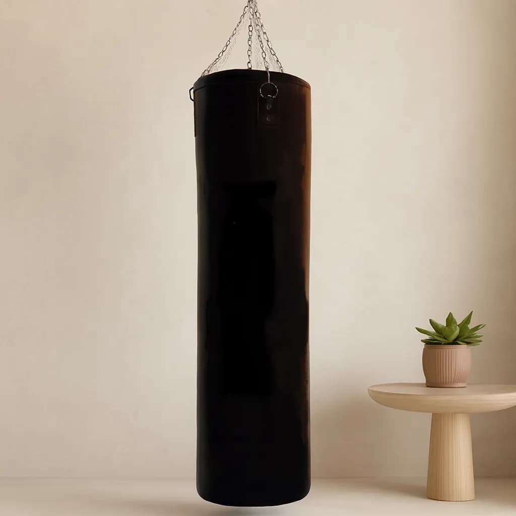 Boks Torbası 80x30 cm Büyük - Zincirli Askılı, Kum Dolgulu — fotoğraf 1