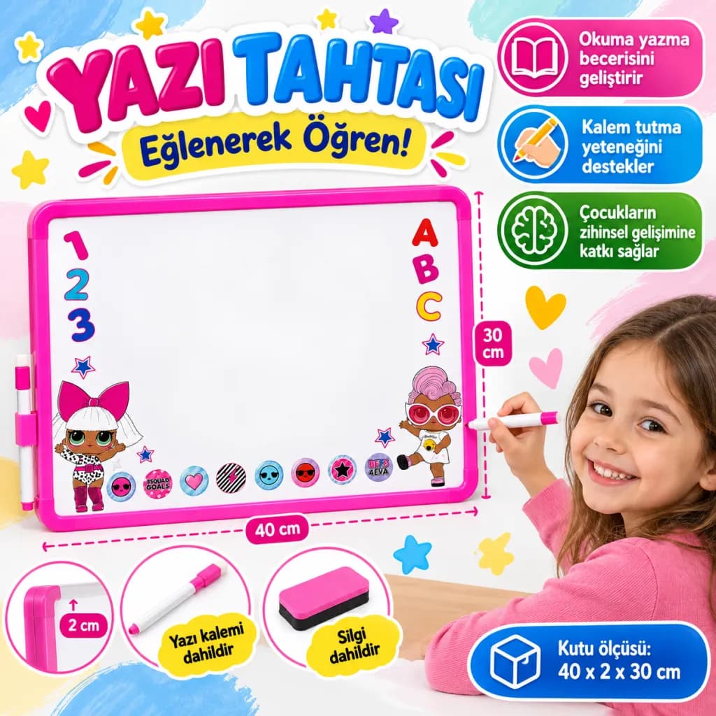 7589 El Tipi Yazı Tahtası Çıtalı — fotoğraf 1
