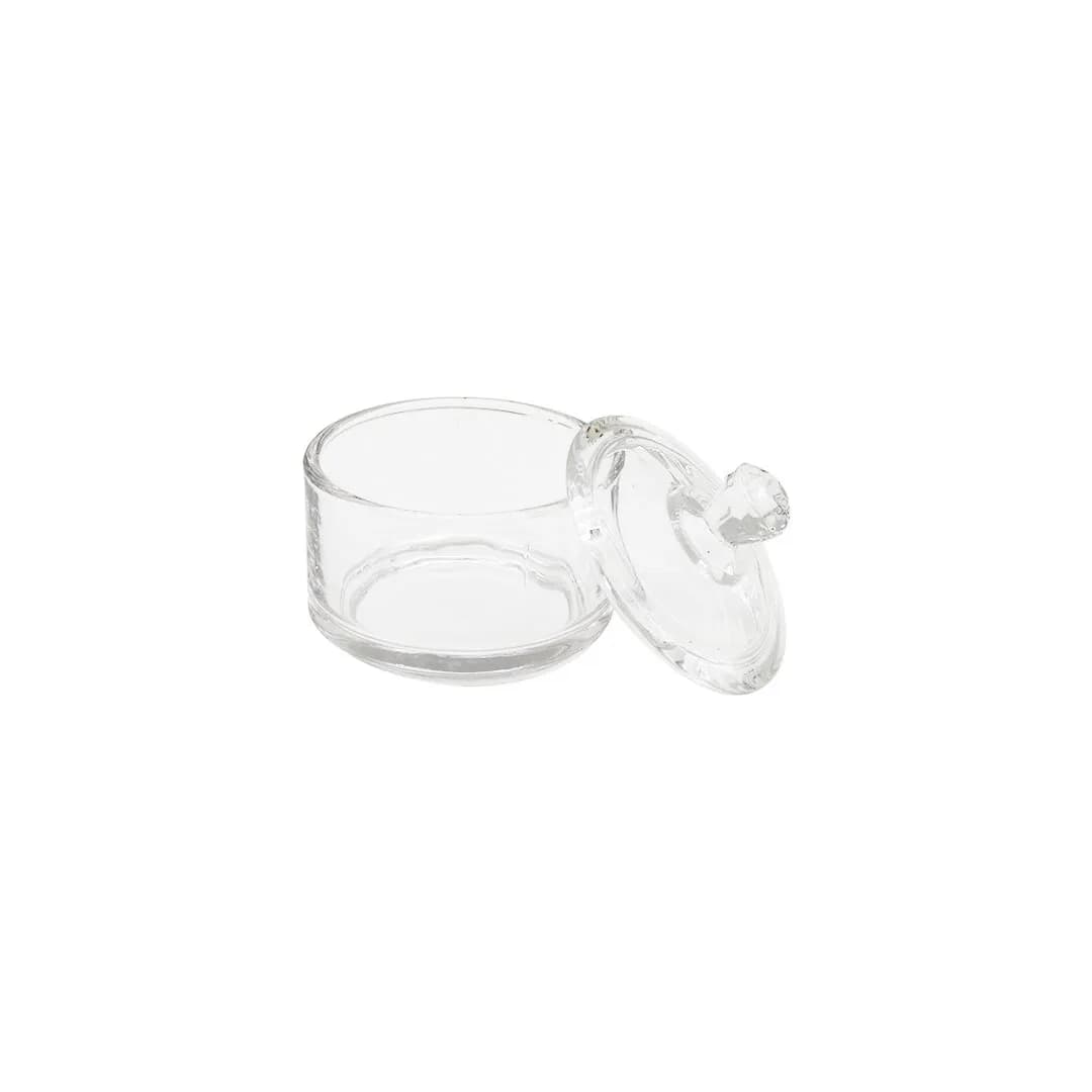 AKUT-12268 Mini Kapaklı Cam Şekerlik 90ML — fotoğraf 1