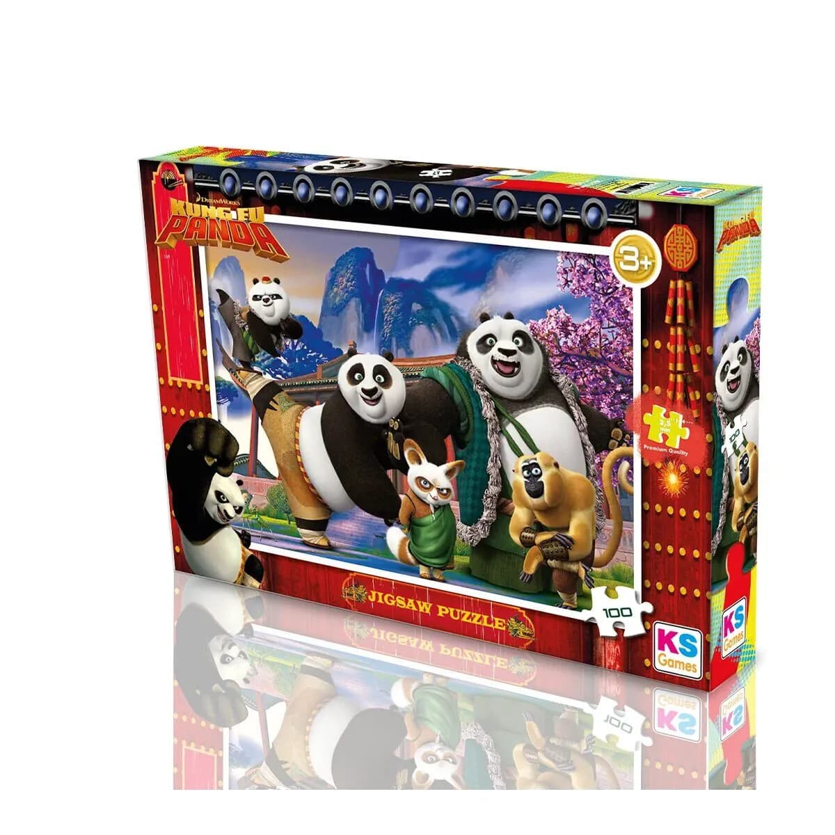 Kp 714 Kung Fu Panda Puzzle 100 Prç — fotoğraf 1