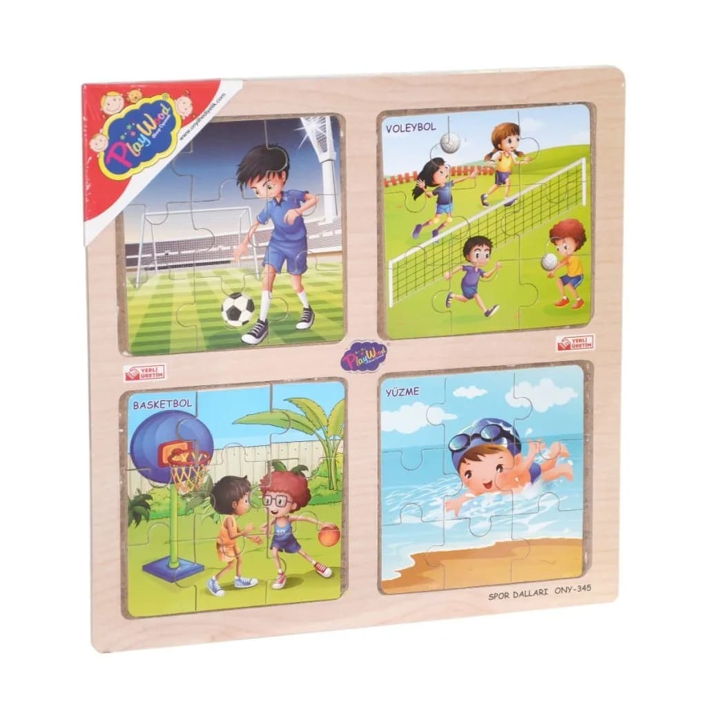 ONY-343/344/345/346 Ahşap Puzzle -Onyıl — fotoğraf 1