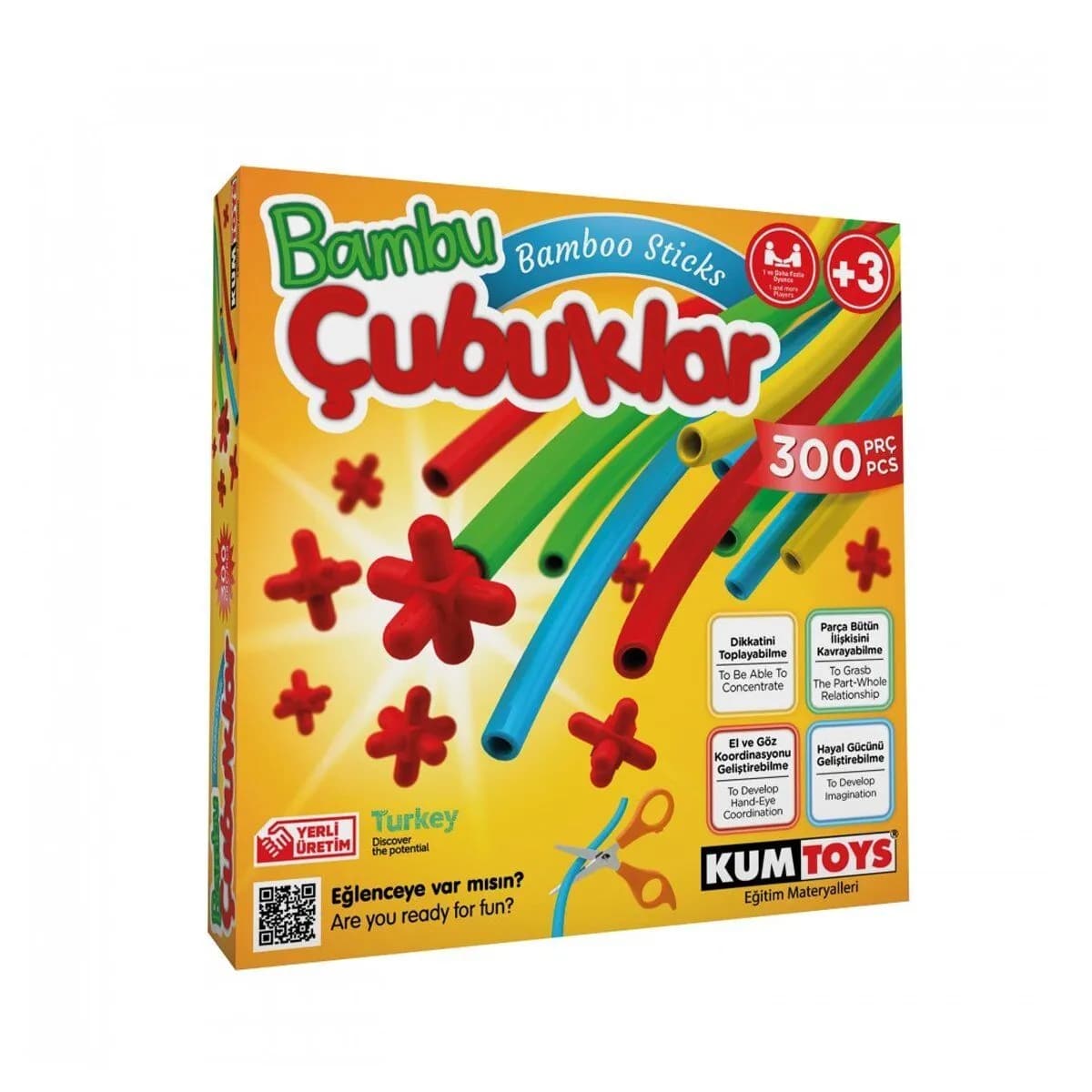 5462 KumToys, Bambu Çubuklar - 300 parça — fotoğraf 1