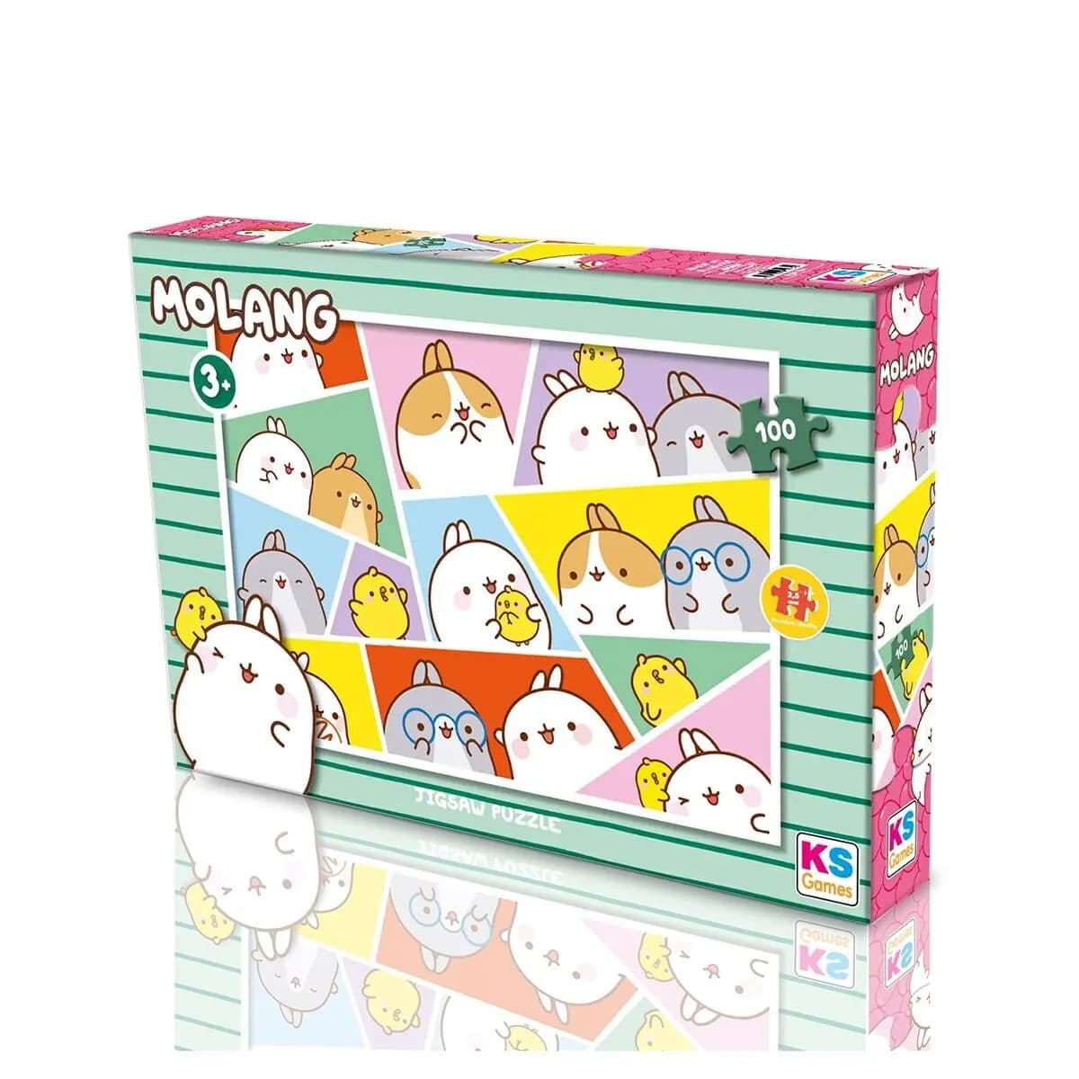 Mol 714 Molang 100 Parça Puzzle — fotoğraf 1