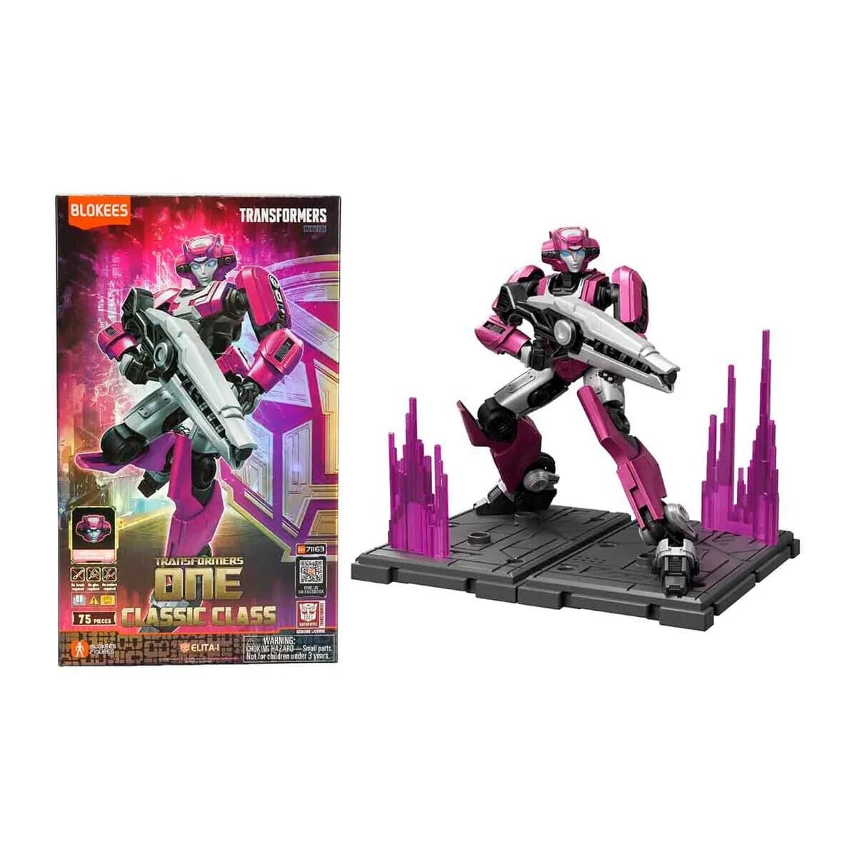 71163 Sun-blo-figür Transformers Classıc Class 13 ELITA-1 Bo Trns — fotoğraf 1