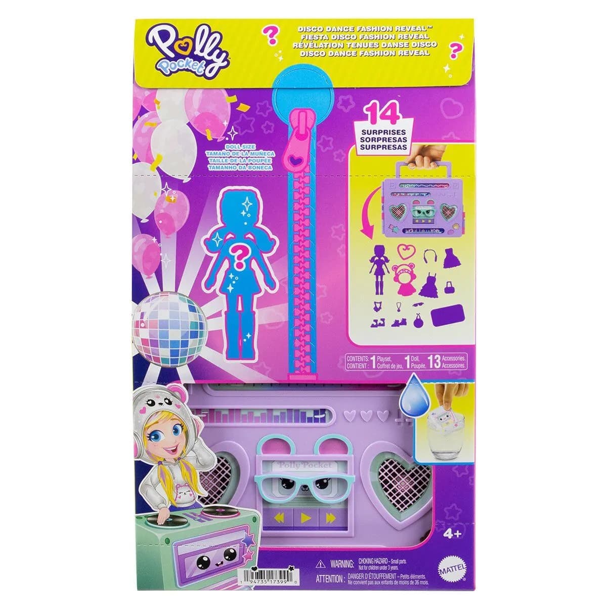 HRD65 Polly Pocket Radyo Temalı Moda Eğlencesi Oyun Seti — fotoğraf 1