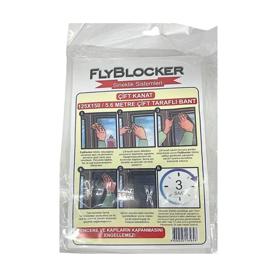 Çift Kanat Pencere Sineklik — fotoğraf 1