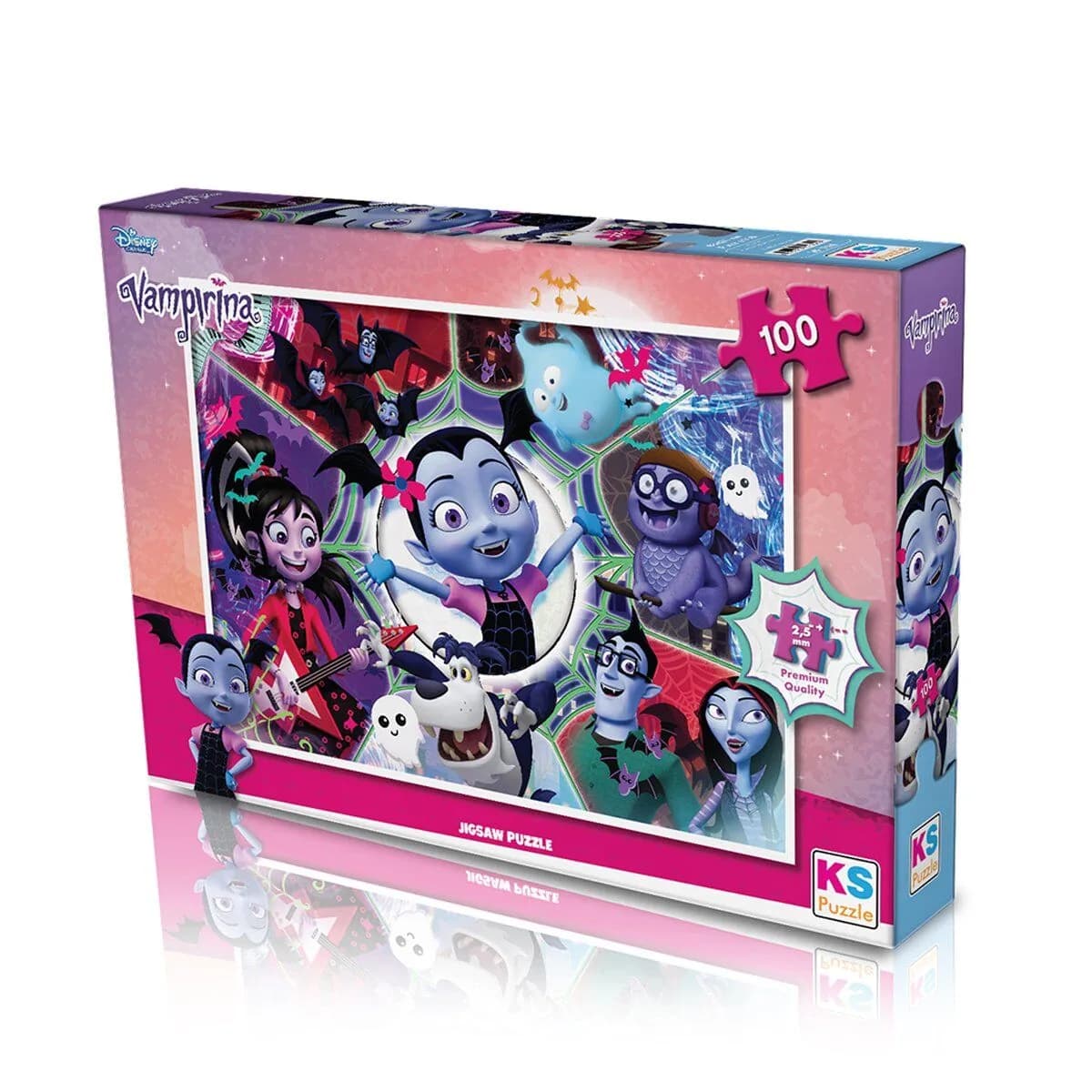 VP714 Vampirina 100 Parça Çocuk Puzzle -KS Puzzle — fotoğraf 1