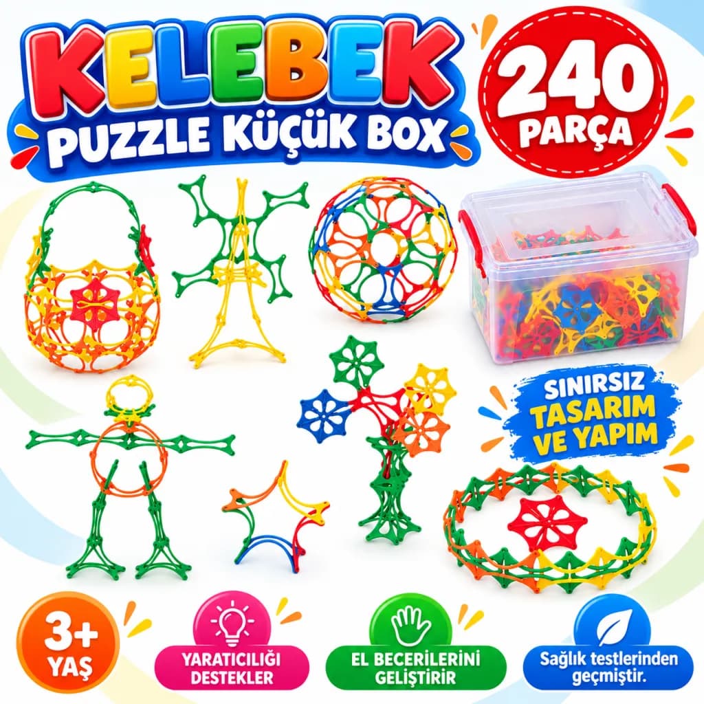 Puzzle Küçük Box (240 Parça) — fotoğraf 1