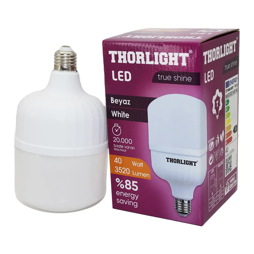 Thorlıght 40W E27 Torch T-shape Beyaz Led Ampul T-40B — fotoğraf 1