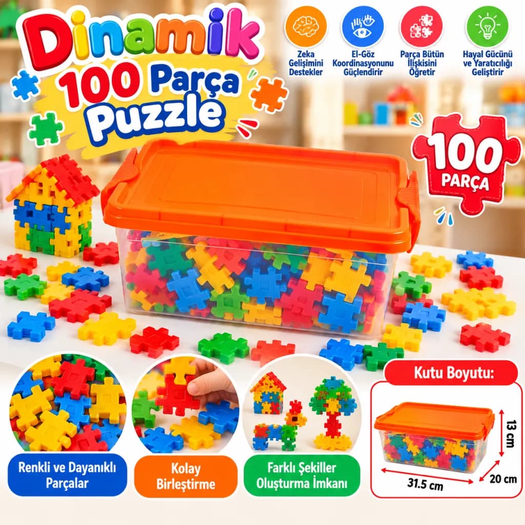 422 Dinamik Puzzle 120 Parça — fotoğraf 1
