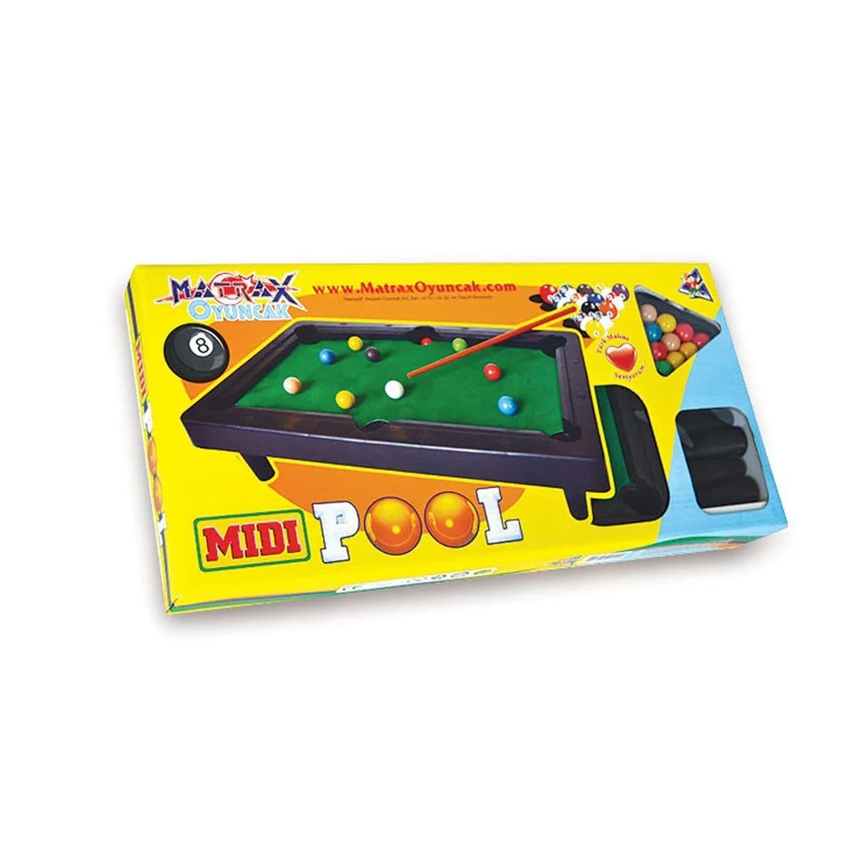 040 Midi Pool Ort.boy Bilardo Oyunu — fotoğraf 1
