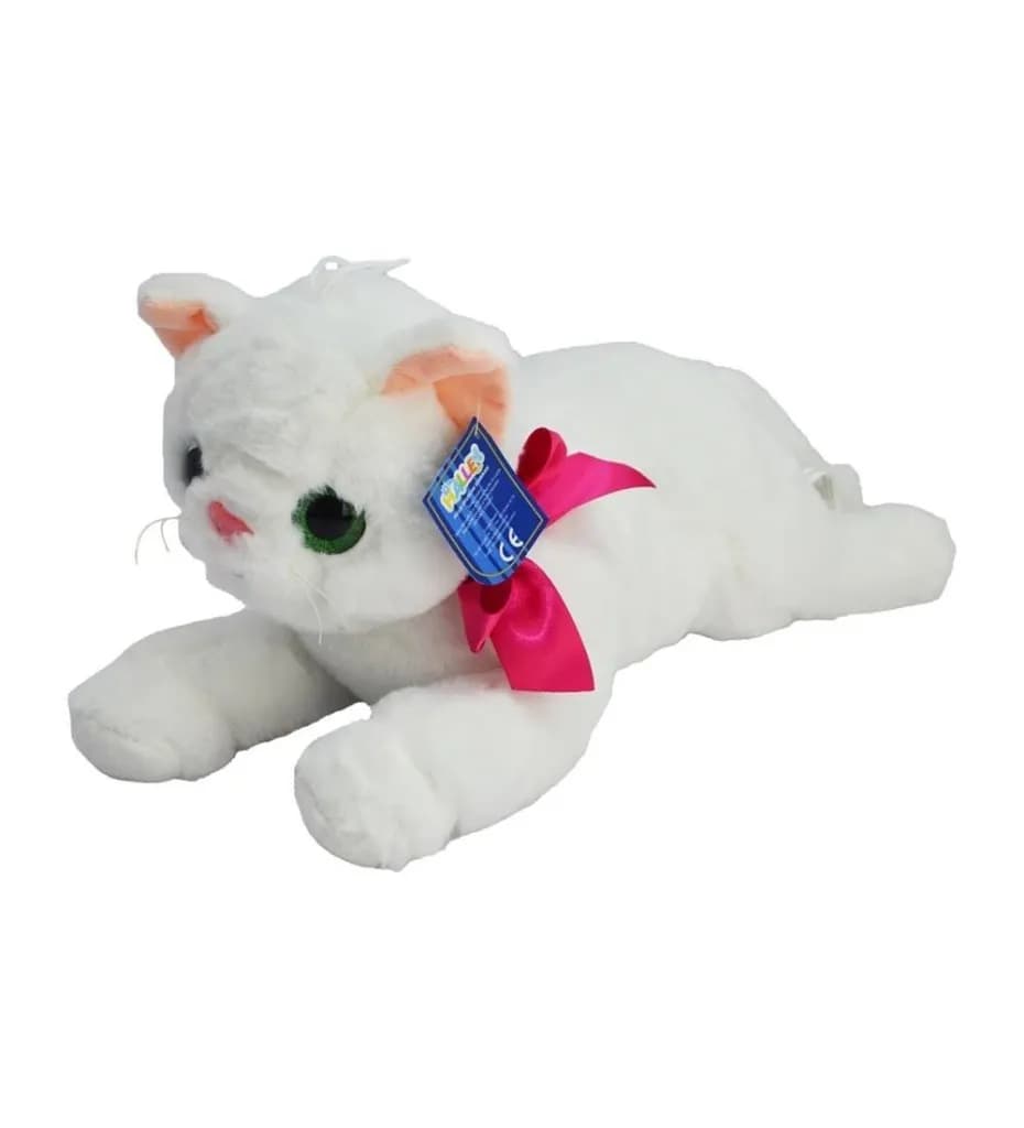 25 Cm Yatak Kedi Peluş — fotoğraf 1