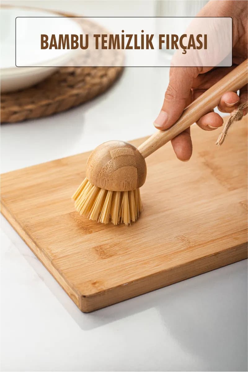 Bambu Temizlik Fırçası — fotoğraf 1