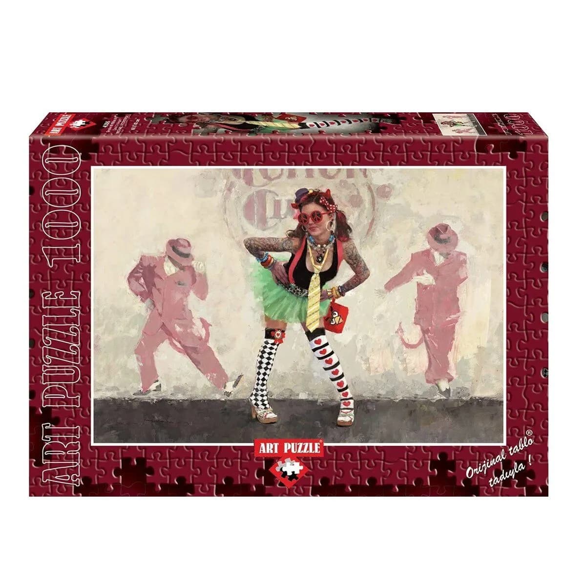 4355 Art Puzzle Şeytan Mı? Melek Mi? 1000 Parça Puzzle — fotoğraf 1
