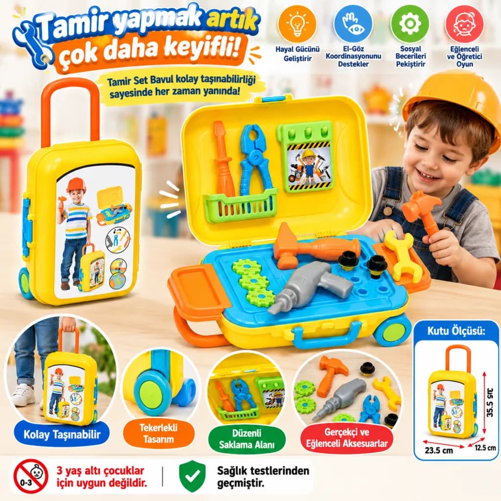 03483 Teknik Tamir Set Bavulum — fotoğraf 1