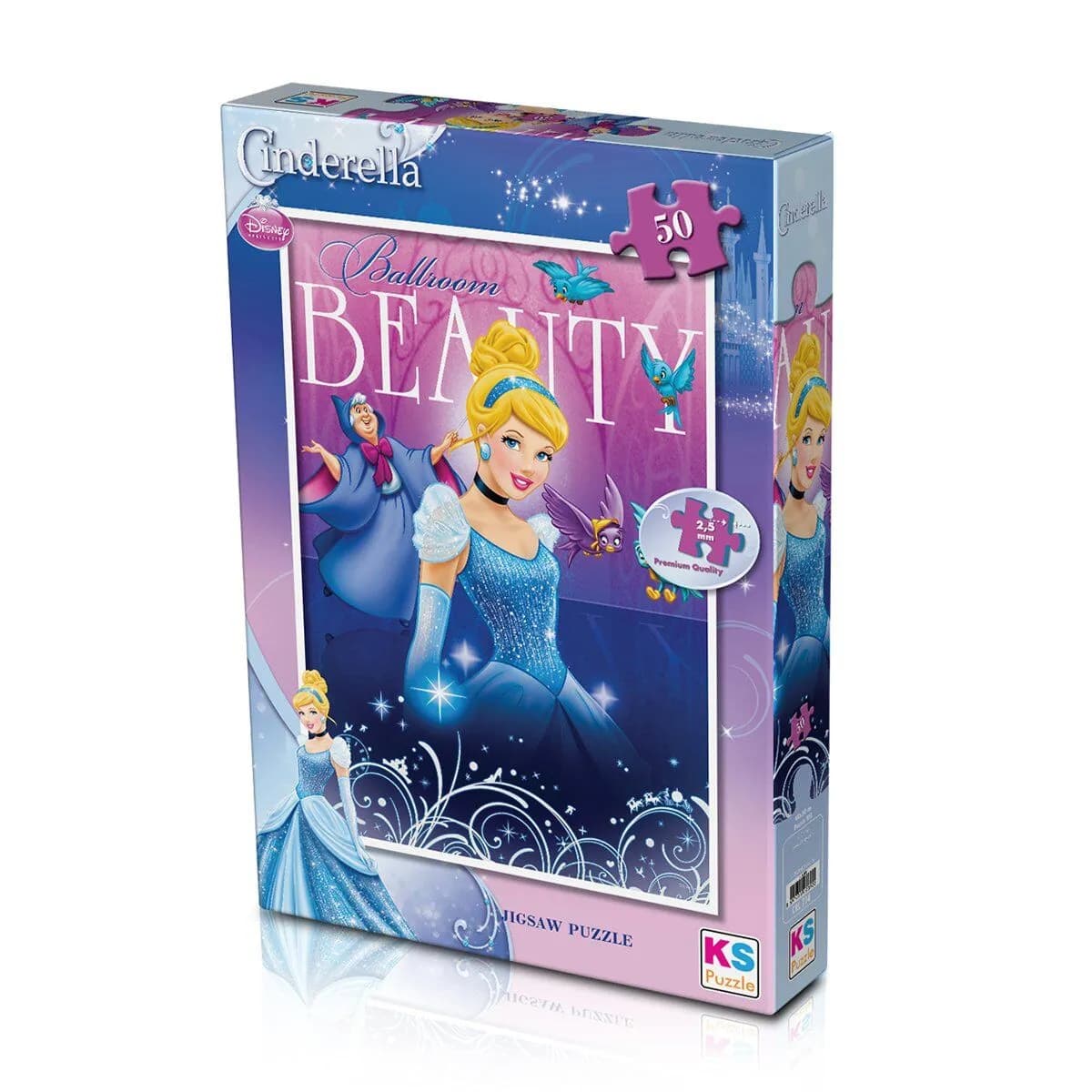 CRL709 KS, Cinderella 50 Parça Çocuk Puzzle — fotoğraf 1