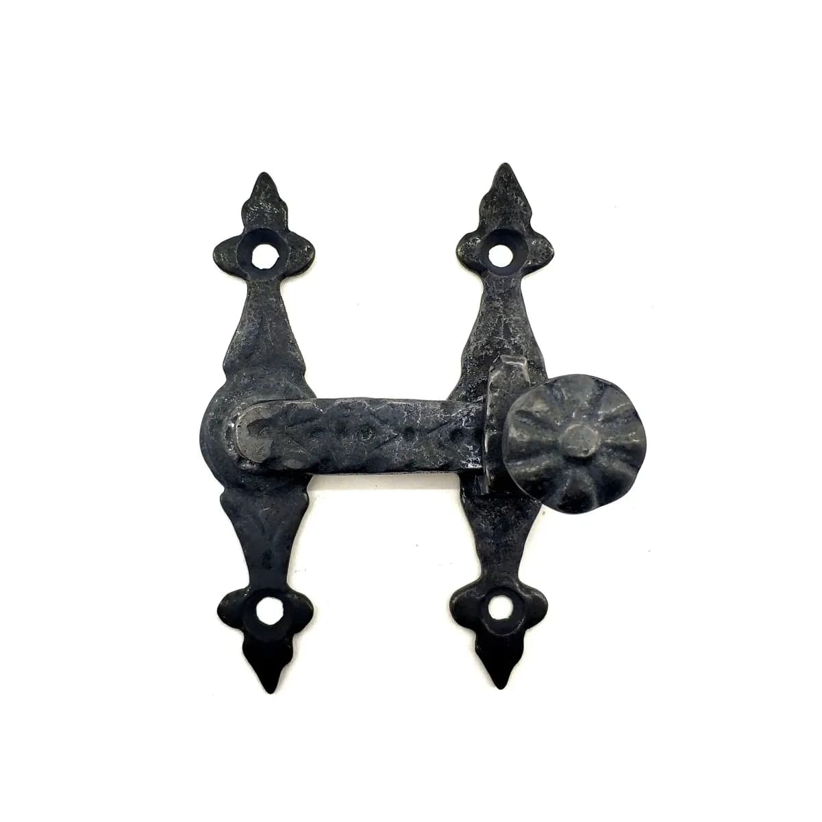 Antika Tarz Dekoratif Pirinç Kapı, Pencere Mandalı - 82x65 mm, Oksit — fotoğraf 1