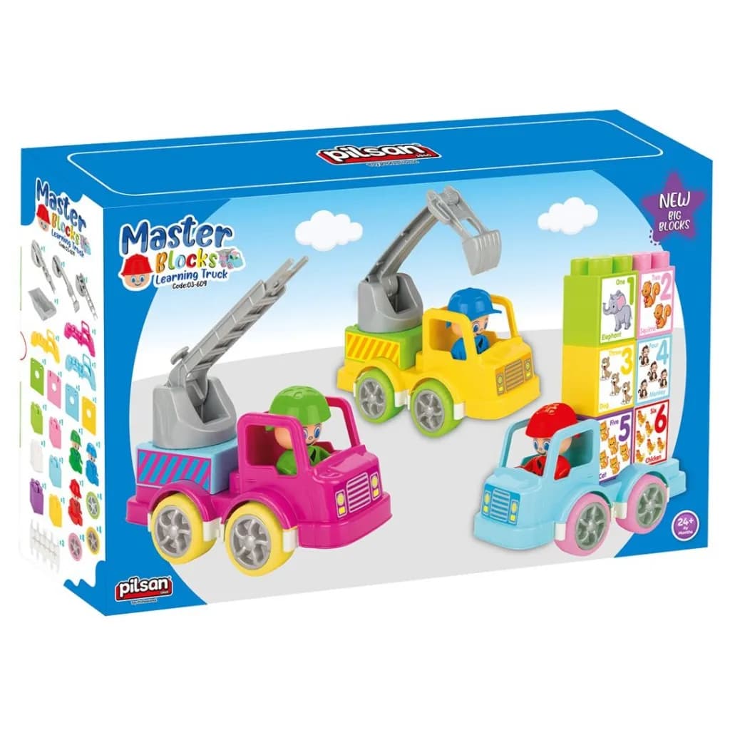 03 609 Master Bloklar Kamyon -NessiWorld Oyuncak — fotoğraf 1