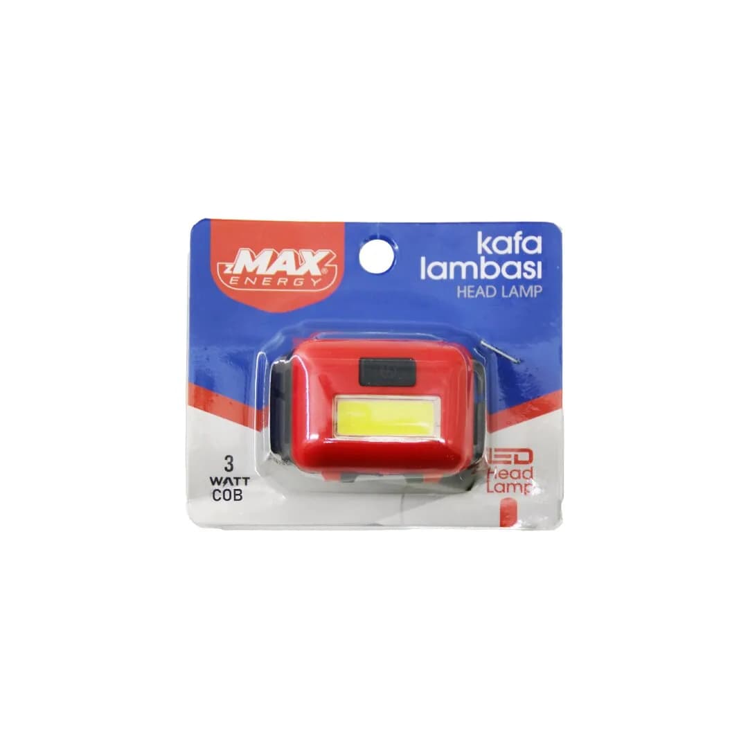 Pilli 3W Cob Led Kafa Lambası Fener 3-KADEME Işık Ayarı- Flaşör 4.5V — fotoğraf 1
