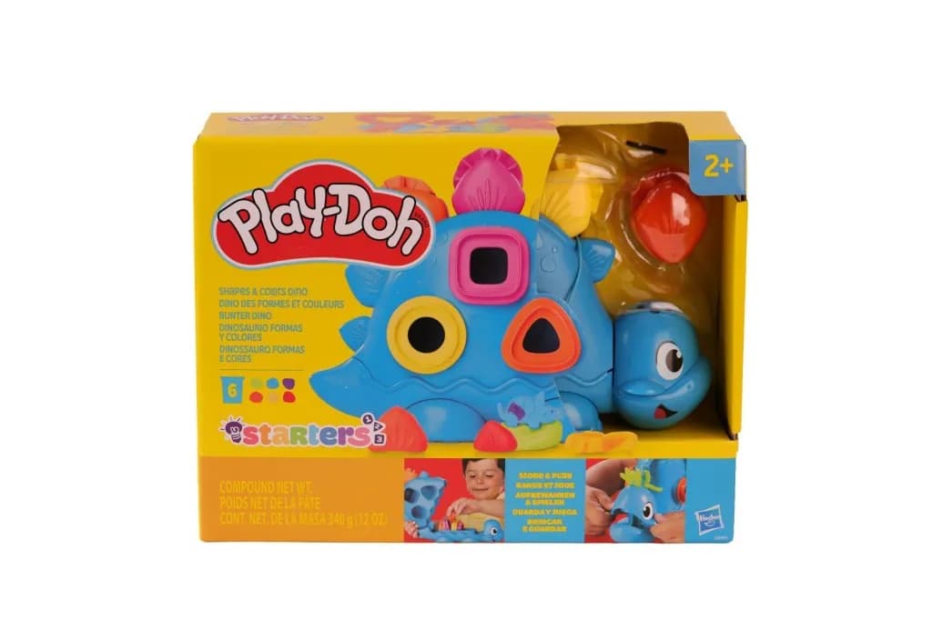 G0491 Play-Doh Şekiller ve Renkler Dino Oyun Seti — fotoğraf 1