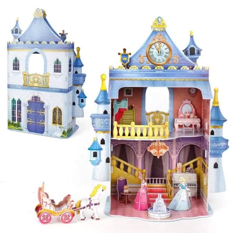 Peri Masalı Şatosu 3 Boyutlu Puzzle — fotoğraf 1