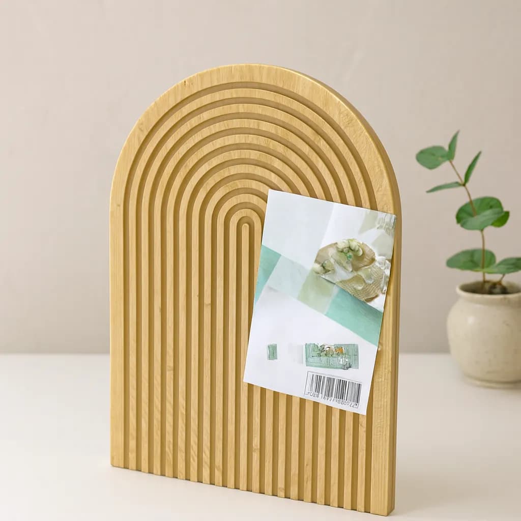 Bambu Servis Tepsisi Sunum Tahtası 22x32 cm (Çift Taraflı) — fotoğraf 1