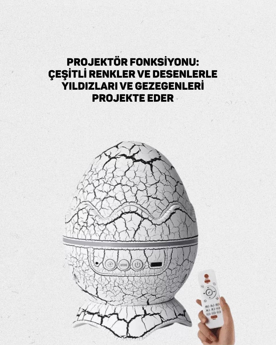Yıldız Gökyüzü Efektli Çok Modlu Gece Işığı Yeni Nesil — fotoğraf 1