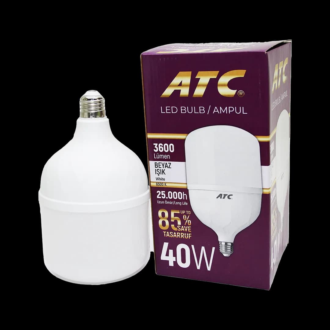40W Torch Led Bulb Ampul Beyaz E27 — fotoğraf 1